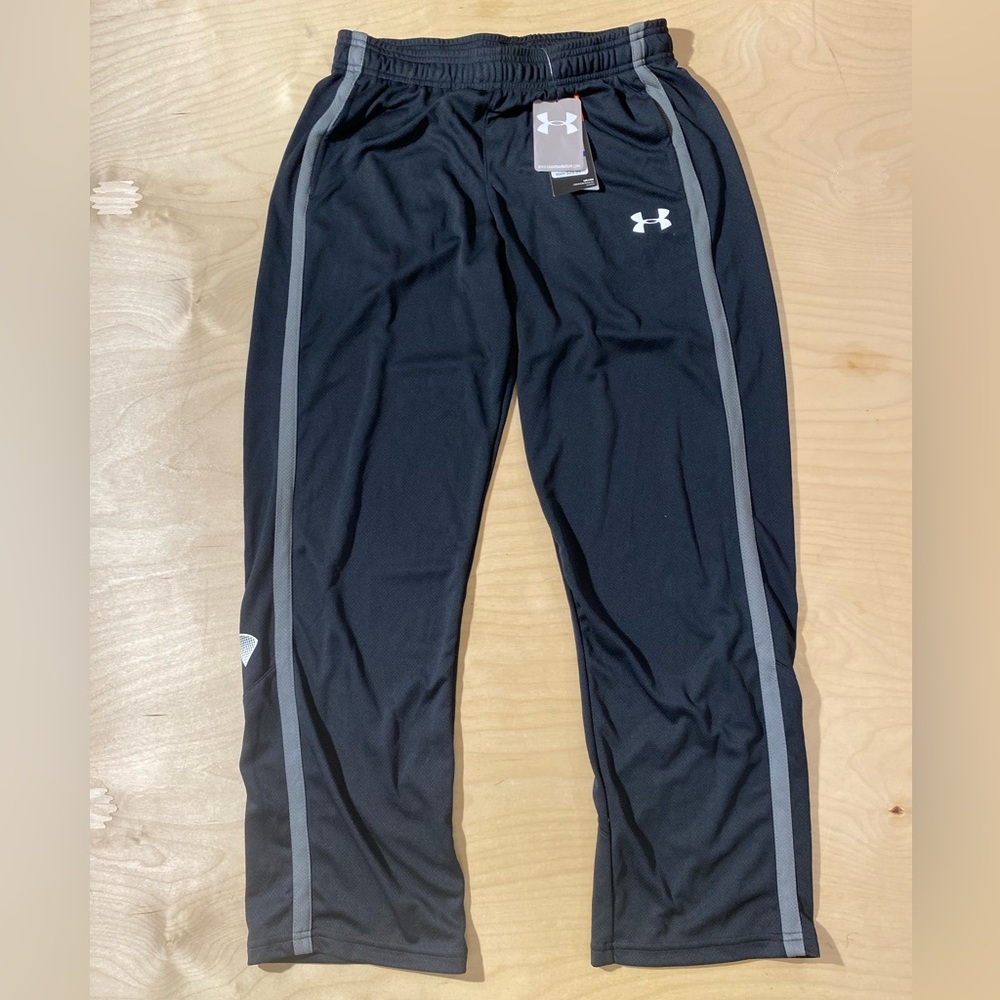 Under Armour Black and Gray Athletic Pants YXL (OV) - Picture 7 of 11
